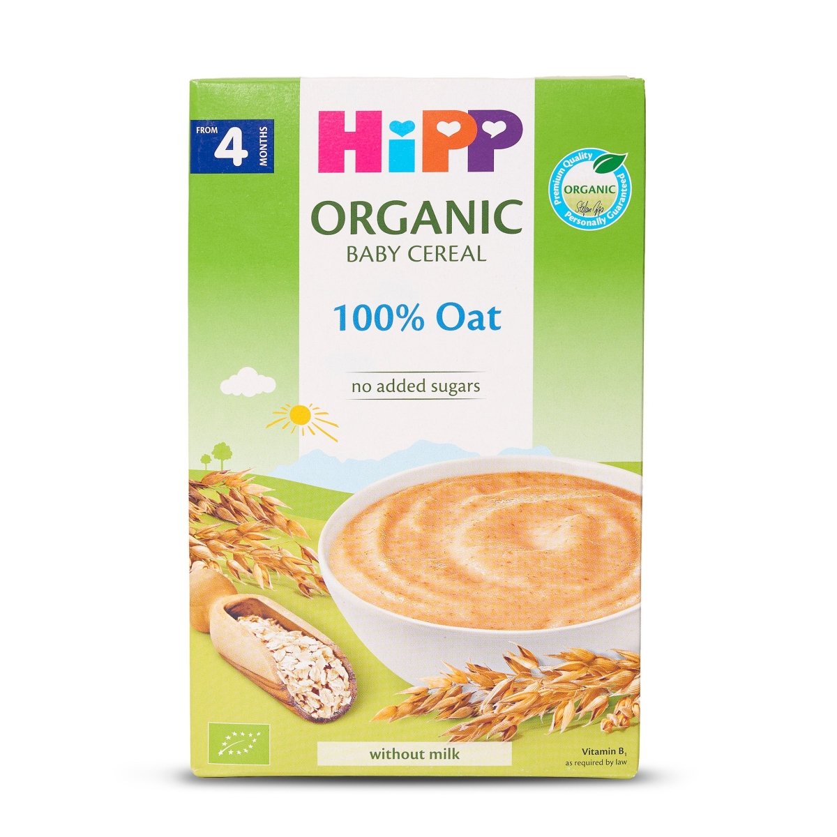 HiPP Organic 100% Oat Cereal from 4 months (200g) - Formuland