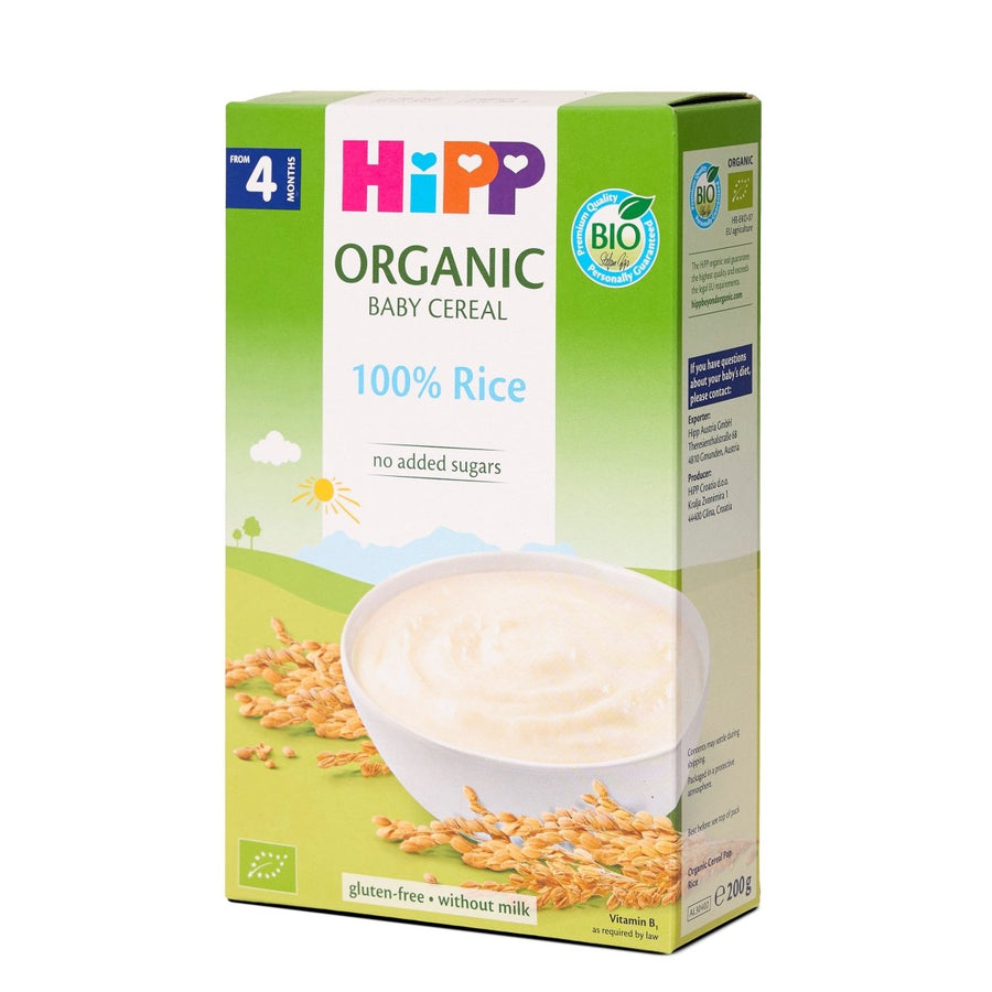 HiPP Organic 100% Rice Cereal from 4 months (200g) – Formuland