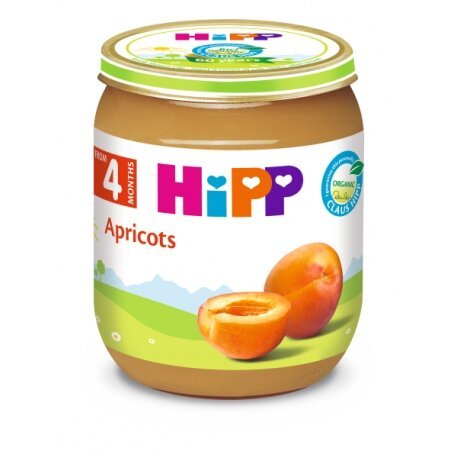 HiPP Organic Apricots Puree – 6 Pack (From 4 Months) - Formuland