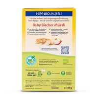 HiPP Organic Baby Bircher Muesli From 6 Months (250g) - Formuland