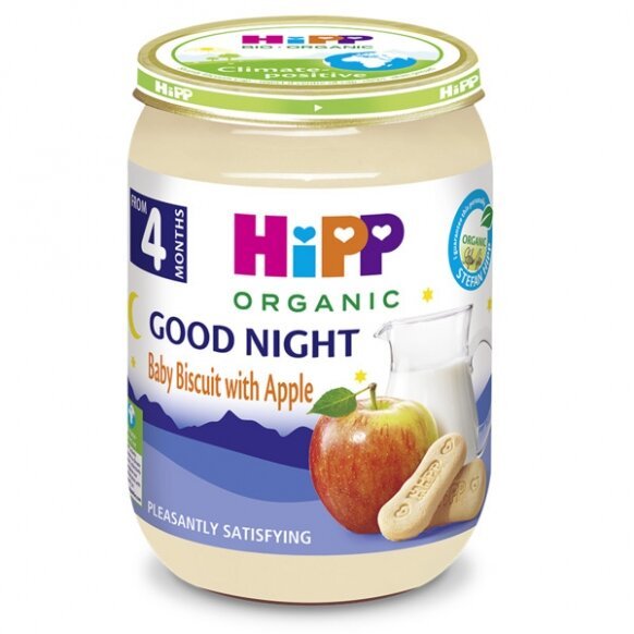 HiPP Organic Baby Biscuit with Apple Puree – 6 Pack (From 4 Months) - Formuland