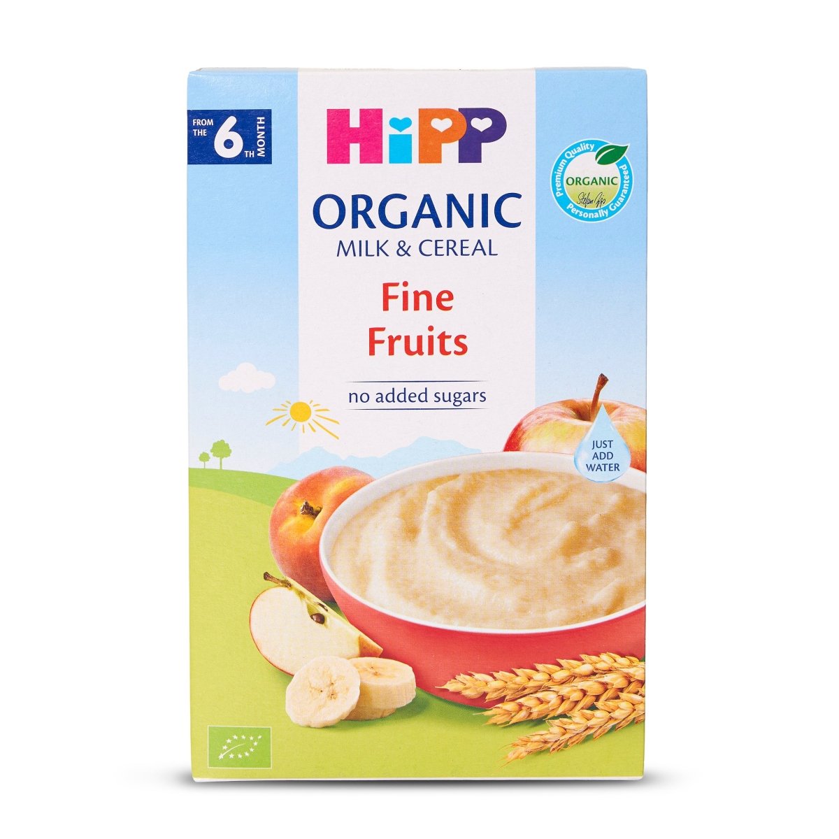 HiPP Organic Cereal Fine Fruits 6 Months (250g) - Formuland