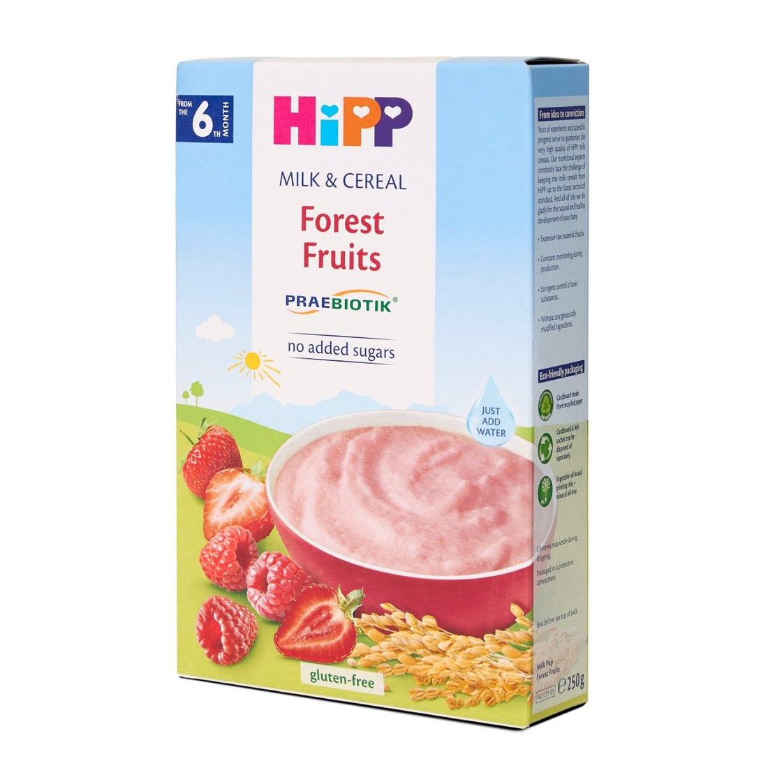 HiPP Organic Forest Fruits Milk & Cereal from 6 months (250g) - Formuland