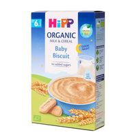 HiPP Organic Good Night Milk & Cereal - Baby Biscuit from 6 months (250g) - Formuland