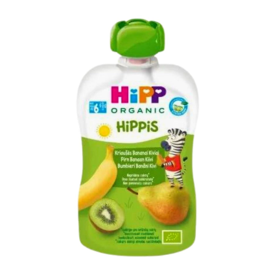 HiPP Organic Hippis Kiwi in Pear - Banana Puree – 6 Pack (From 6 Months) - Formuland