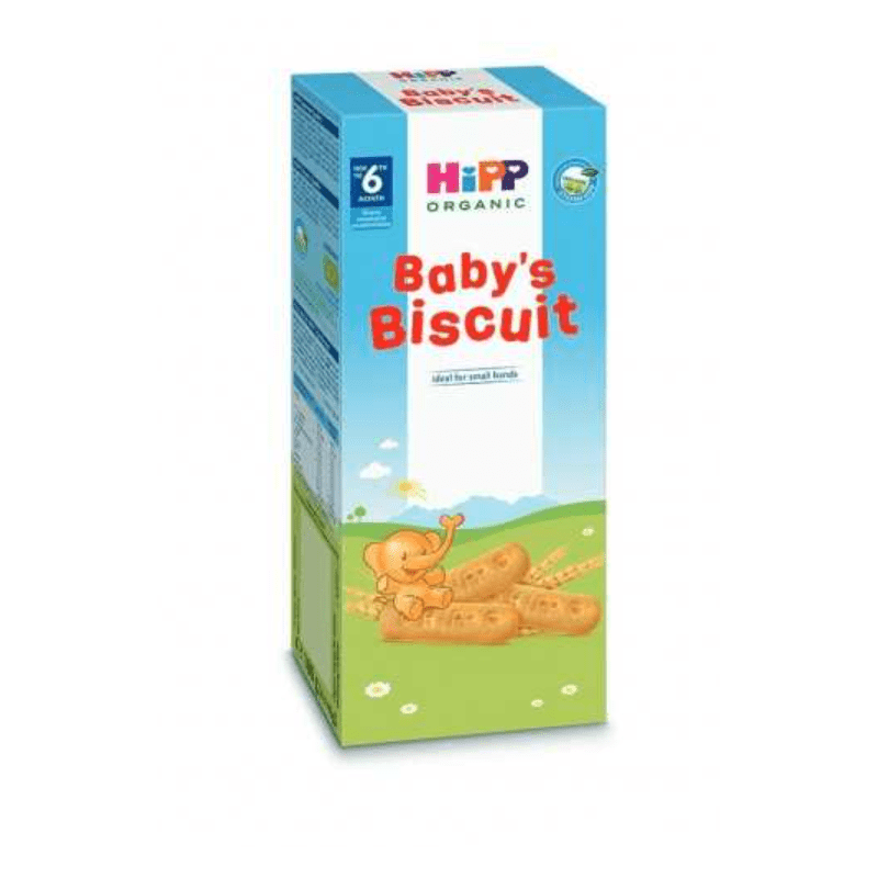 HiPP Organic Wheat and Milk Baby Biscuit from 6 Months (180g) - Formuland