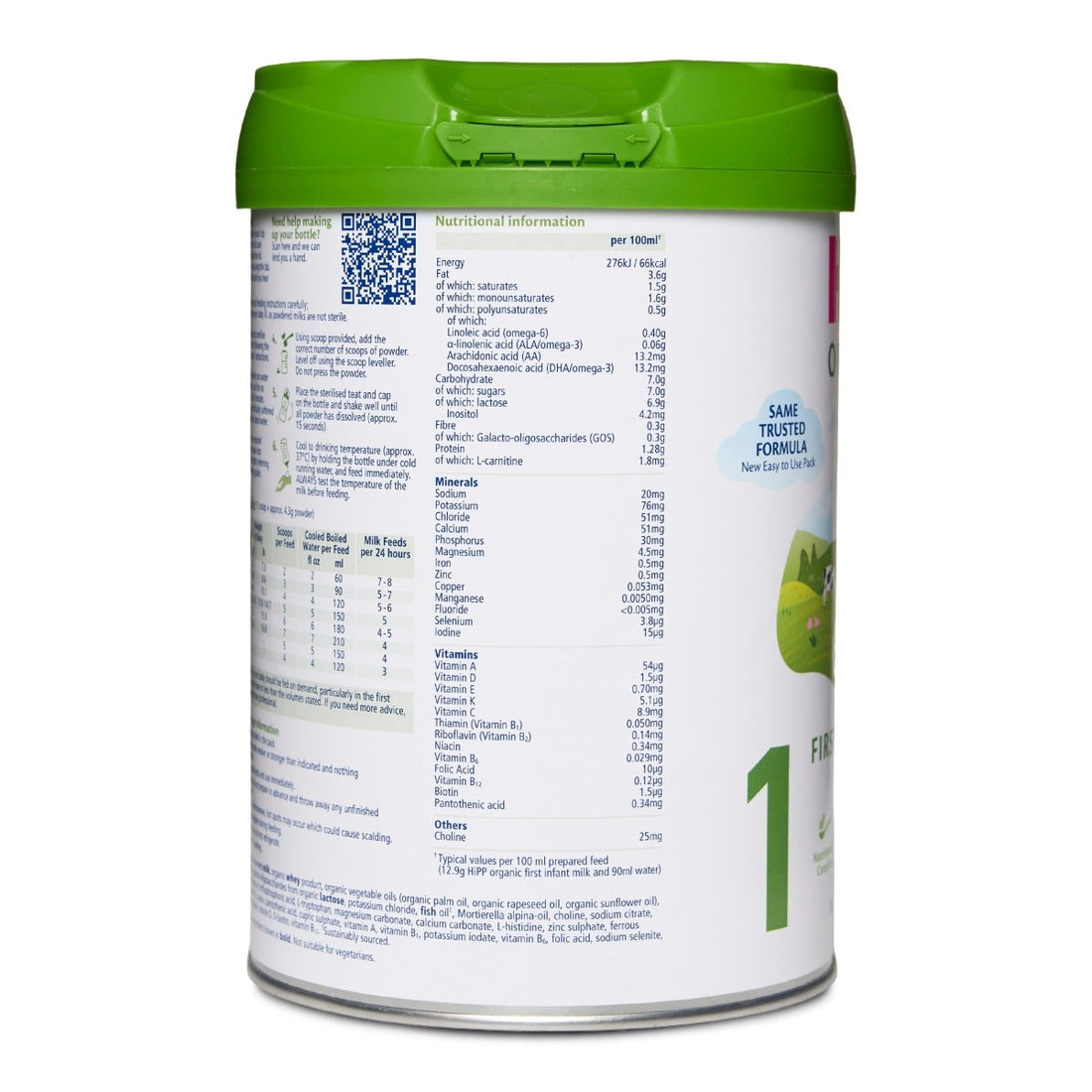 HiPP UK Organic Stage 1 from Birth (800g) - Formuland