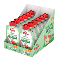 Holle Baby Food Pouches - Organic Fruit & Veggie Puree - Power Parrot (USA Version) - Formuland