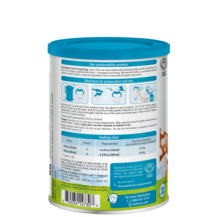 Holle Cow Milk Toddler Drink - Stage 3 | Non GMO (14 oz) (USA Version) - Formuland