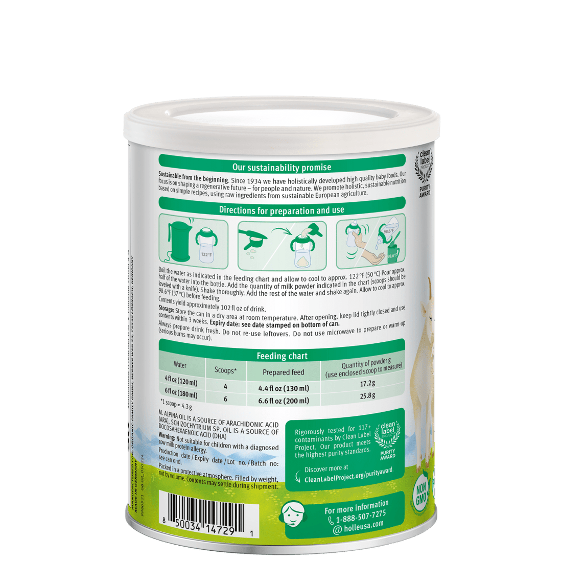 Holle Goat Milk Toddler Drink - Stage 3 | Non GMO (14 oz) (USA Version) - Formuland
