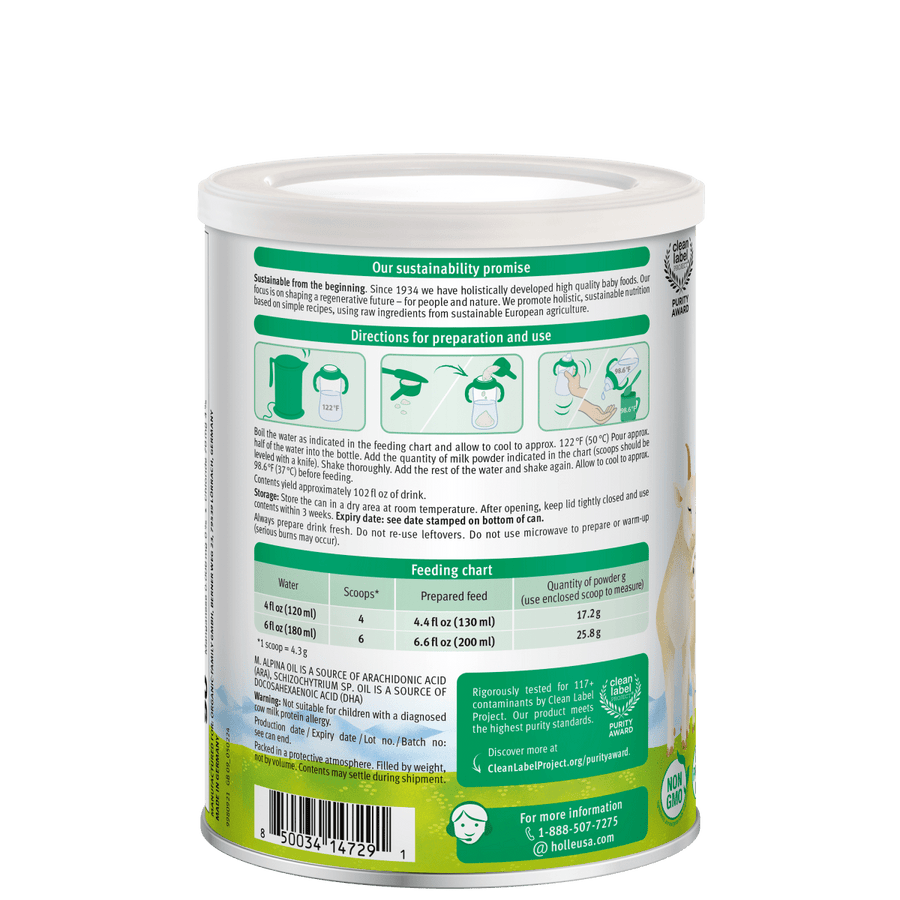 Holle Goat Milk Toddler Drink - Stage 3 | Non GMO (14 oz) (USA Version) - Formuland