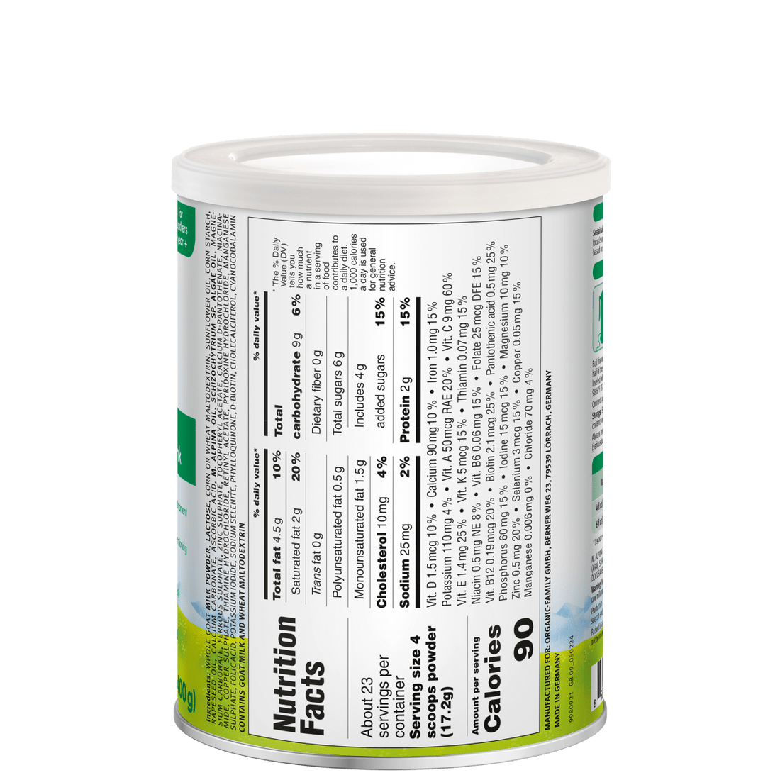 Holle Goat Milk Toddler Drink - Stage 3 | Non GMO (14 oz) (USA Version) - Formuland
