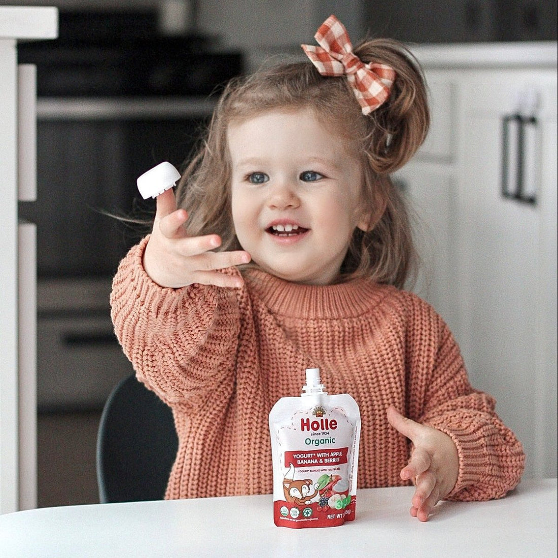 Holle Organic Apple, Banana & Berries Yogurt Pouches - Formuland