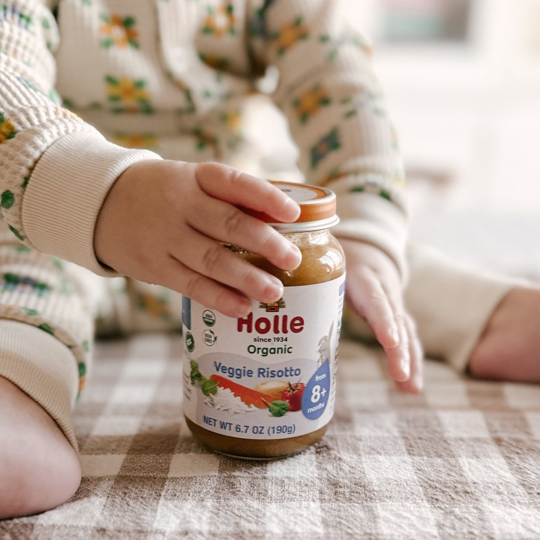 Holle Organic Baby Food Jar - Veggie Risotto - 12 Jars - Formuland