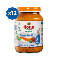 Holle Organic Baby Food Jar - Veggie Risotto - 12 Jars - Formuland
