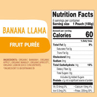 Holle Organic Banana Llama - Fruit Purée Pouches - Formuland