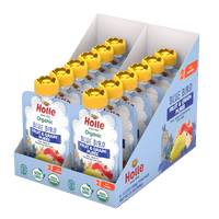 Holle Organic Blue Bird - Fruit & Grain Purée Pouches - Formuland