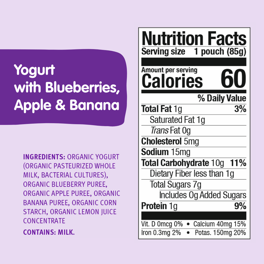 Holle Organic Grass - Fed Yogurt Variety Pack – No Added Sugar, Non - GMO Baby Snack (USA Version) - Formuland