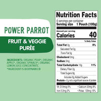 Holle Organic Power Parrot - Fruit & Veggie Purée Pouches - Formuland