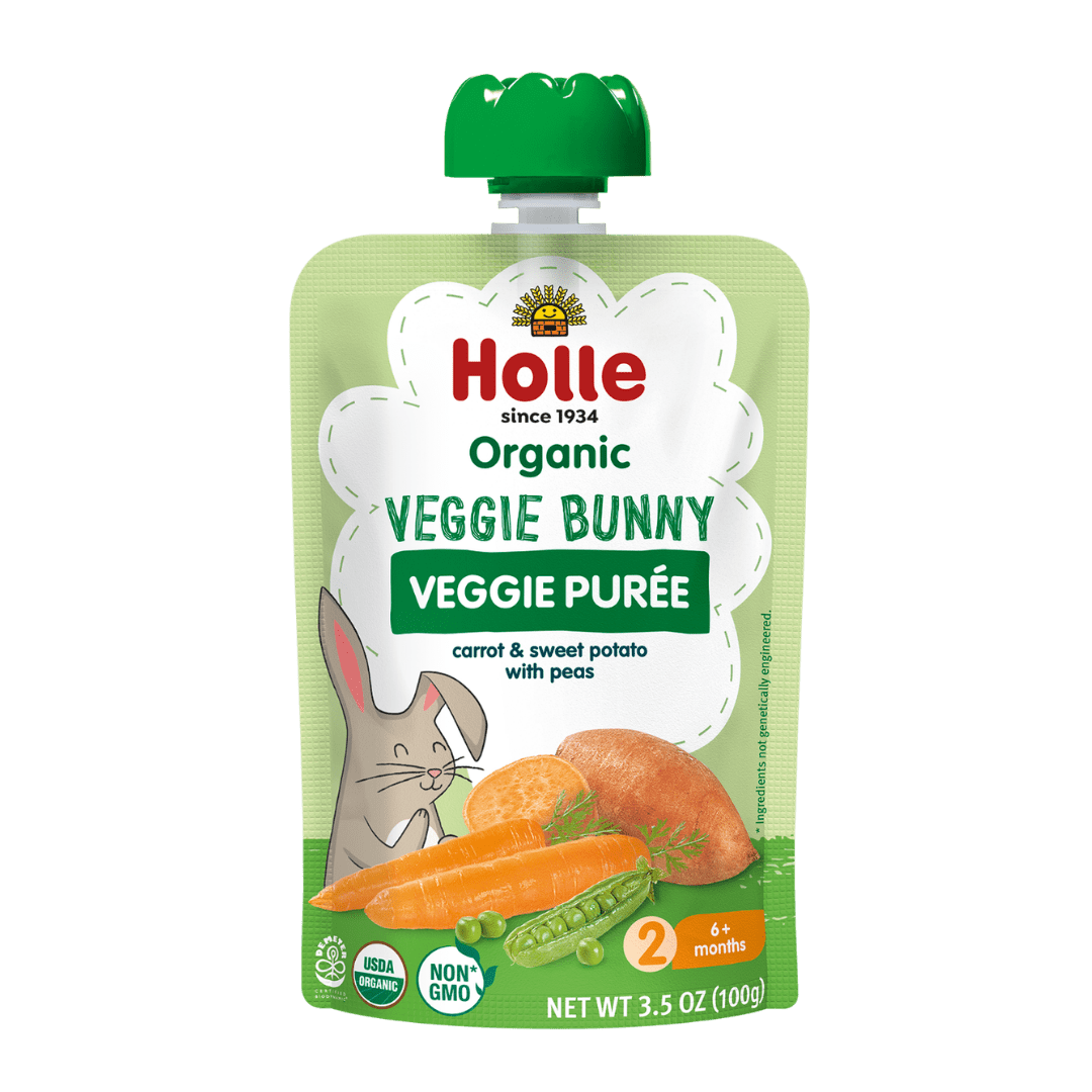 Holle Organic Veggie Bunny - Veggie Purée Pouches - Formuland