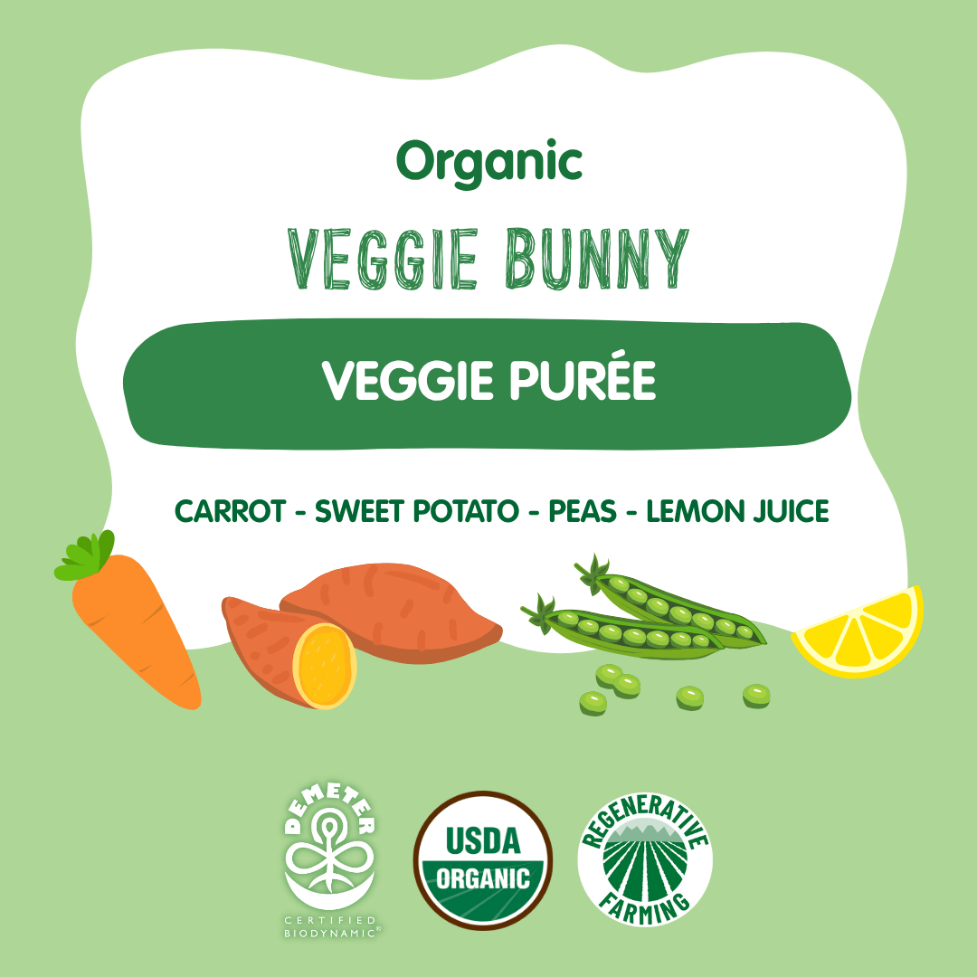 Holle Organic Veggie Bunny - Veggie Purée Pouches - Formuland