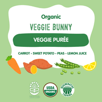 Holle Organic Veggie Bunny - Veggie Purée Pouches - Formuland