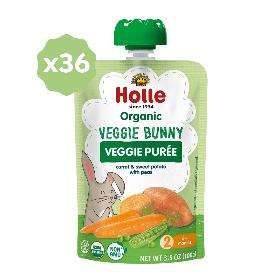 Holle Organic Veggie Bunny - Veggie Purée Pouches - Formuland