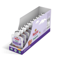 Holle Organic Yogurt Pouches - Blueberries, Apple & Banana - 10 Pack (USA Version) - Formuland
