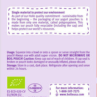 Holle Organic Yogurt Pouches - Blueberries, Apple & Banana - 10 Pack (USA Version) - Formuland