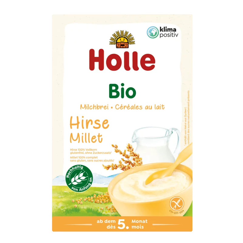 Holle Organic Milk Cereal with Millet from 5 months (German) (250g)