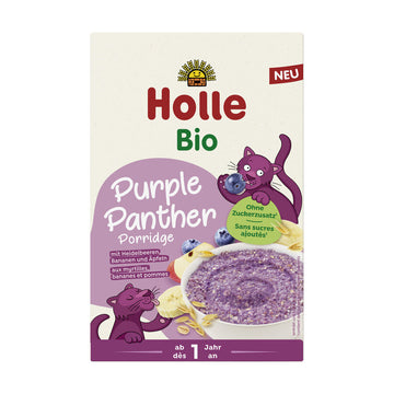 Holle Organic Purple Panther Porridge with Blueberries, Bananas, & Apples (200g)