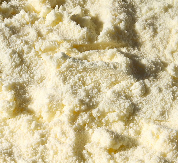 Close-up of hypoallergenic formula powder