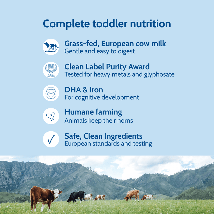 Intro Offer - Holle Cow Milk Toddler Drink - Stage 3 | Non GMO (14 oz) - Formuland