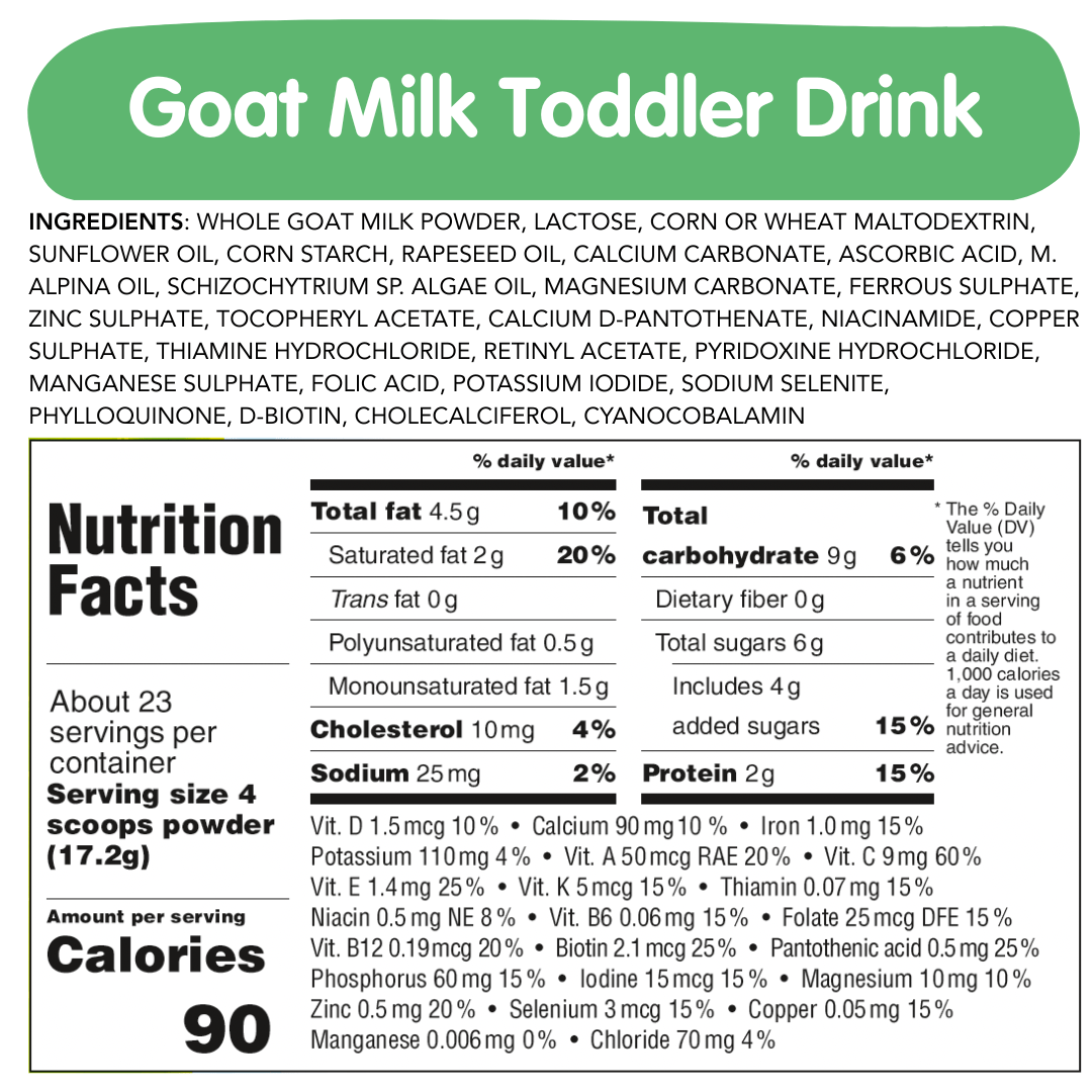 Intro Offer - Holle Goat Milk Toddler Drink - Stage 3 | Non GMO (14 oz) - Formuland