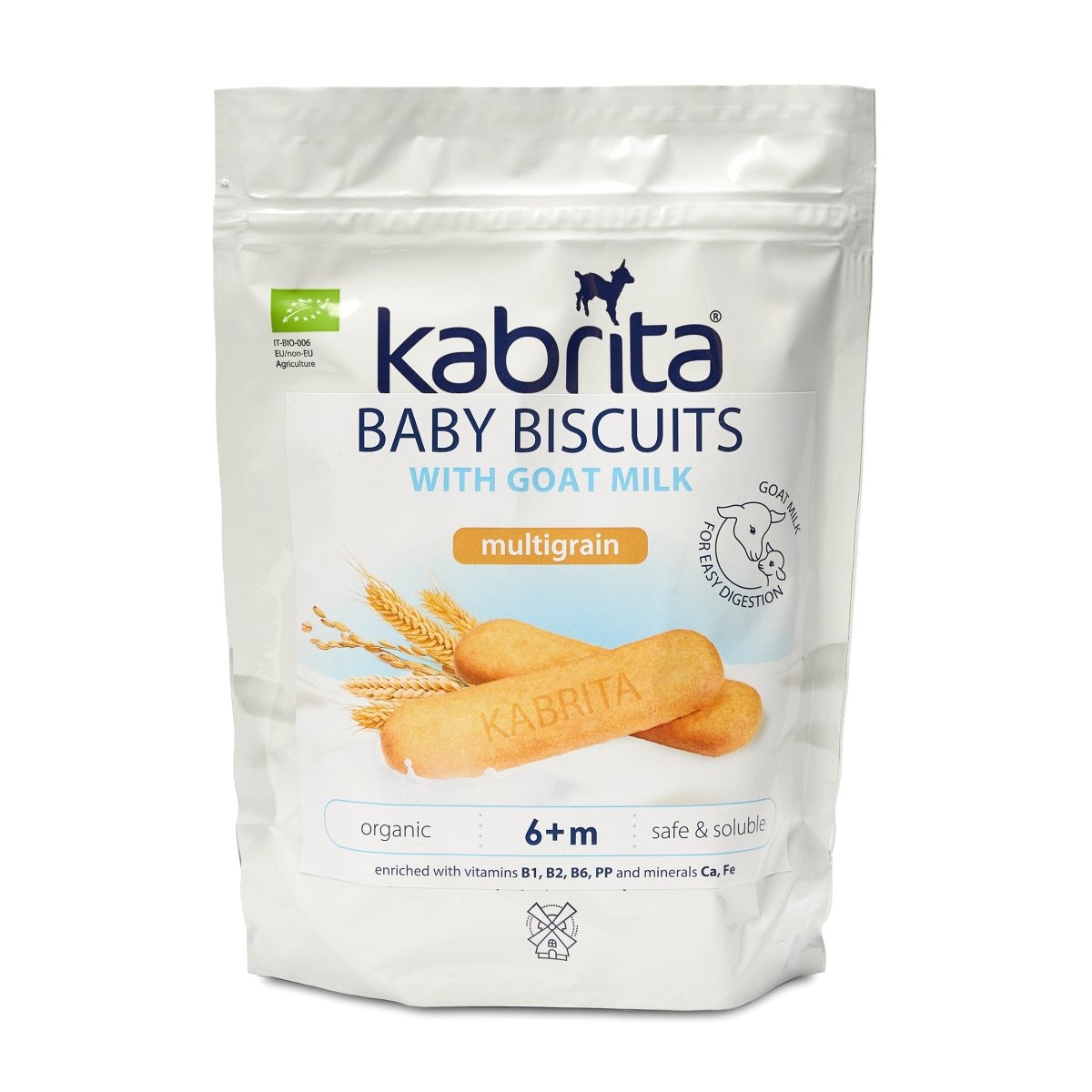 Kabrita Baby Multigrain Biscuits with Goat Milk from 6 months (115g) - Formuland