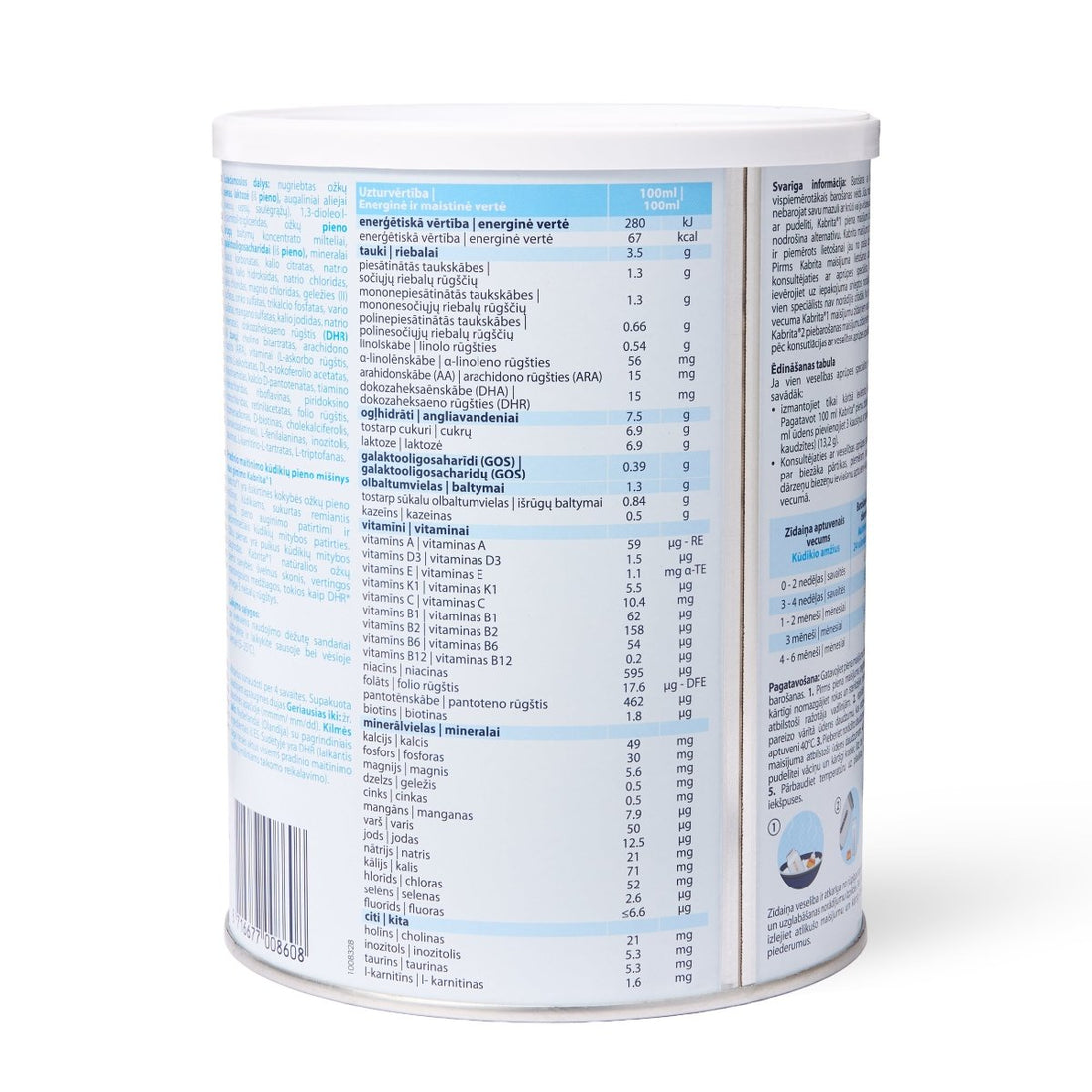 Kabrita Stage 1 Goat Milk Infant Formula (800g) - Formuland