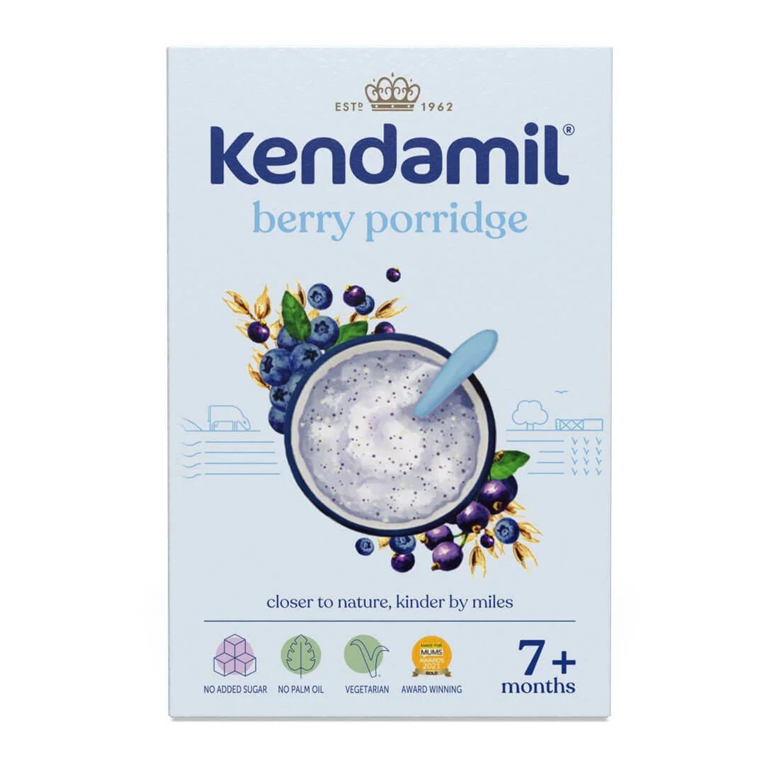 Kendamil Milk Porridge with Berry Porridge (150g) - Formuland