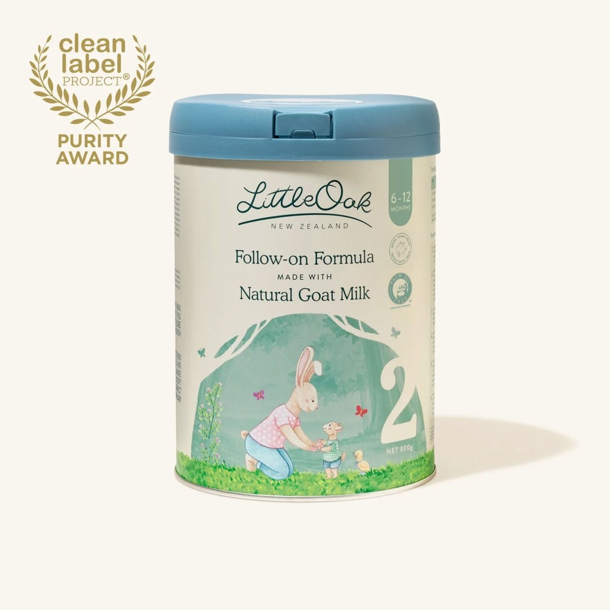 LittleOak Natural Goat Milk Follow - On Formula with Olive Oil – Stage 2 (800g) - Formuland
