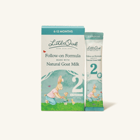 LittleOak Natural Goat Milk Follow - On Formula with Olive Oil – Stage 2 Travel Sachets (6x30g) - Formuland