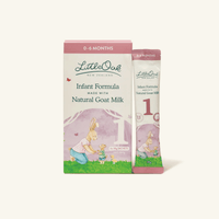 LittleOak Natural Goat Milk Infant Formula with Olive Oil – Stage 1 Travel Sachets (6x30g) - Formuland