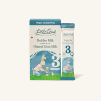 LittleOak Natural Goat Milk Toddler Milk with Olive Oil – Stage 3 Travel Sachets (6x30g) - Formuland