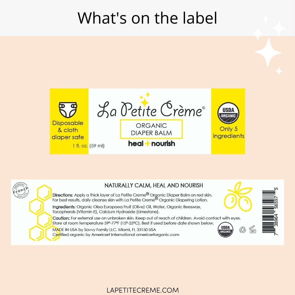 Organic French Diaper Cream - 1 oz - Formuland