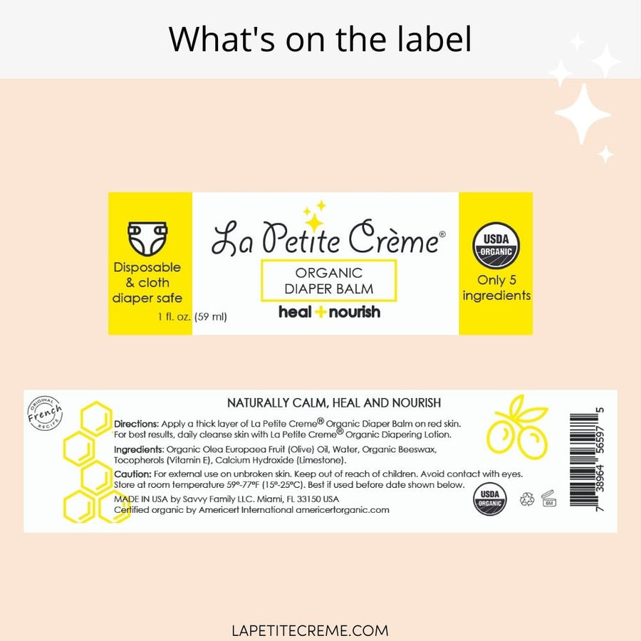 Organic French Diaper Cream - 1 oz - Formuland