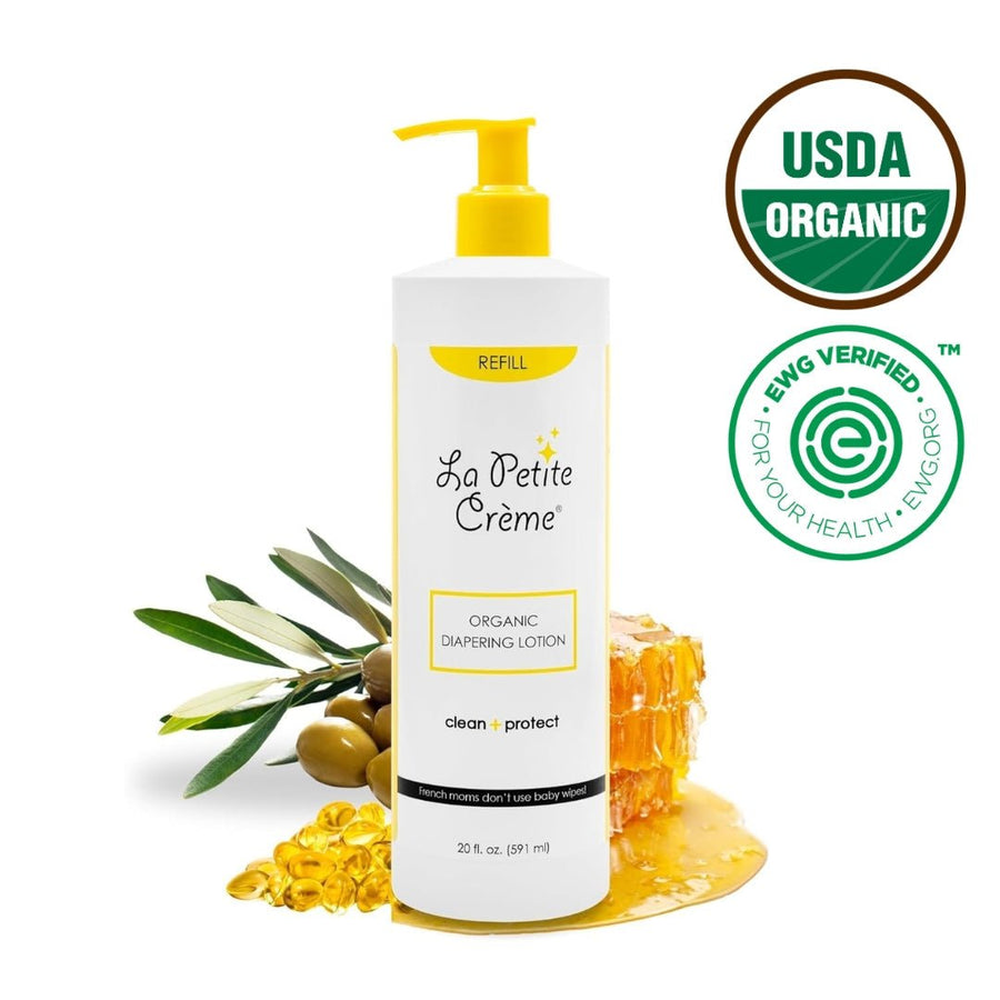 Organic French Diapering Lotion - Economy Refill - 20 oz - Formuland