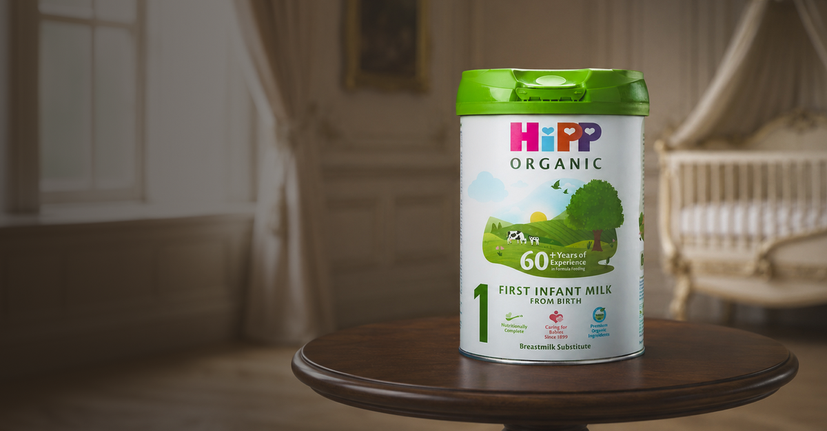 HiPP UK Organic formula boxes