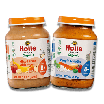 Sweet & Savory Jars Bundle: Mixed Fruit w/ Muesli Jars, Veggie Risotto Jars - Formuland