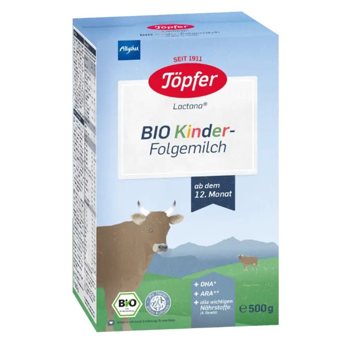 Topfer Organic Lactana Formula Kinder Follow - On From 12 Months (500g) - Formuland