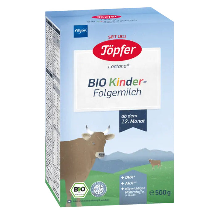 Topfer Organic Lactana Formula Kinder Follow-On From 12 Months (500g)