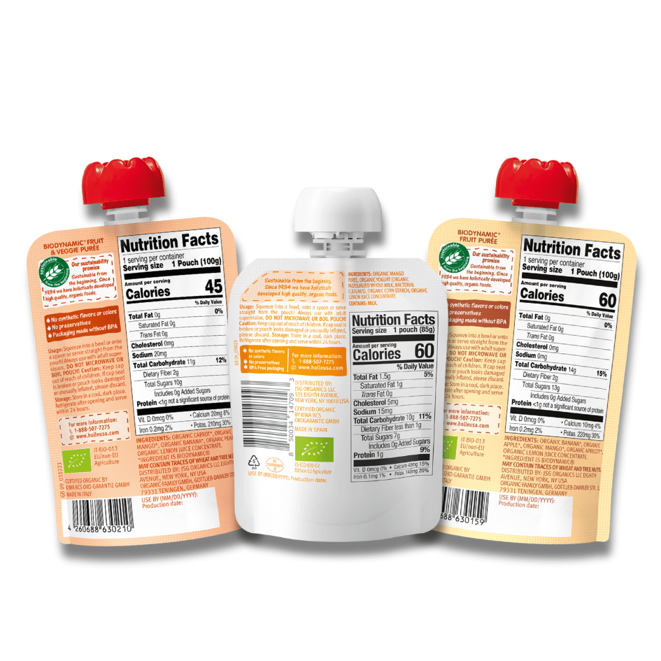 Tropical Bundle: Yogurt with Mango, Carrot Cat, Banana Llama - Formuland