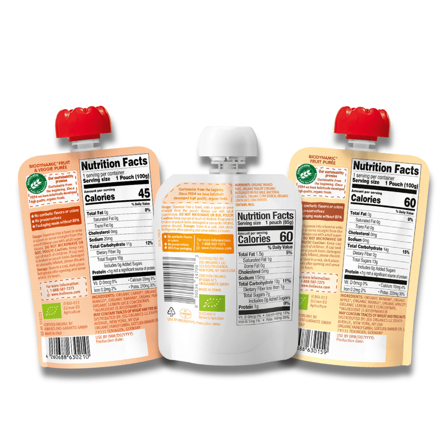 Tropical Bundle: Yogurt with Mango, Carrot Cat, Banana Llama - Formuland